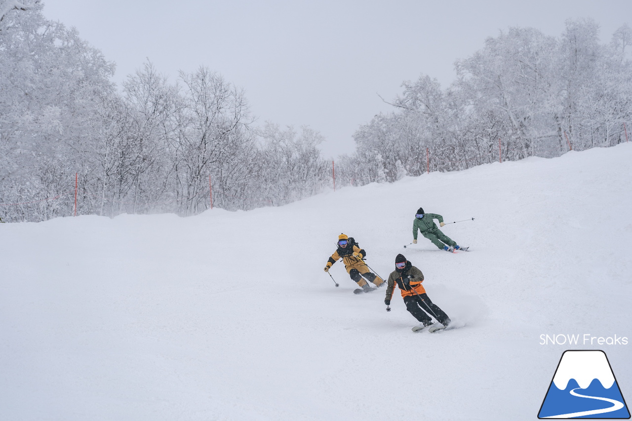 最高に気持ちの良いキロロの雪を滑る！北海道発 スキー・アウトドア専門店『パドルクラブ』のスタッフたちの休日。【ゲレンデパウダー編】in キロロリゾート